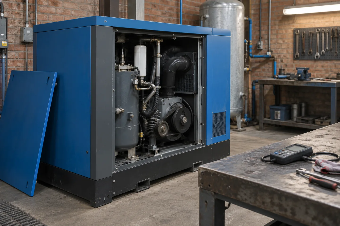 Air compressor repair equipment